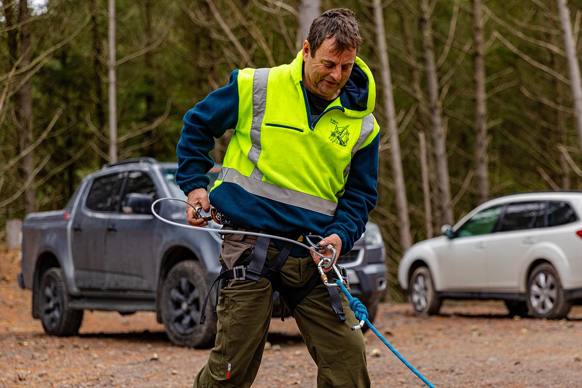 Security on Steep Terrain - Forestry safety training courses NZ